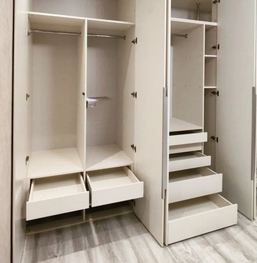 Встроенные распашные шкафы-Встроенный заказной шкаф с распашными дверями «Модель 24»-фото8