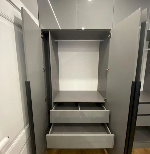 Встроенные шкафы-Встроенный распашной шкаф на заказ «Модель 20»-фото8